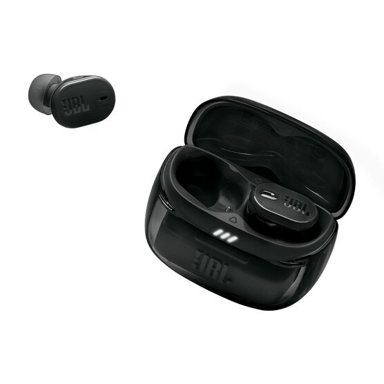 JBL Tune Buds 2 Ghost Edition - Ghost Black - True Wireless Noise Cancelling Earbuds - Detailshot 2 JBL Tune Buds 2 Ghost Edition - Ghost Black - True Wireless Noise Cancelling Earbuds - Detailshot 2